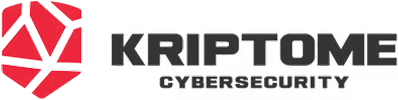 Kriptome logo color negro